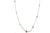 Stunning 14K Yellow Gold Sparkle By The Yard Cz Necklace