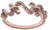 Beautiful 14K White Gold And Diamond Swirl Ring. Ring Is Size 6.5.