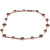 Dainty 14K White Gold Bracelet. The Bracelet Is Alternating Diamond And White Gold Heart Shaped Links. The Bracelet Contains Approximately .01Ct X 24 Round Diamonds. The Bracelet Measures 7.5 Inch. This Daz