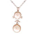 Dainty 14K White Gold Necklace. The Necklace Contains 8.2Mm X 2 Round White Simulated Pearls And .01Ct X 3 Round Diamonds. The Chain Measures 16 Inch. This Dainty Necklace Is Sure To Add Flair To Your Wardrobe.
