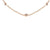 Sparkle By The Yard Sterling Silver With 14K Yellow Gold Overlay 18 Inch Necklace.