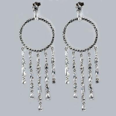 Stunning Sterling Silver Chandelier Earrings