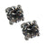 Stunning Round Diamond Studs Sterling Silver 4 Mm