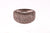 Stunning Sterling Silver Micro Pave Style Black Rhodium Cubic Zirconium Ring Size 6.