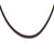 Trendy Black Leather 20 Inch Chain With Stainless Steel Clasp-Great To Add A Pendant To.