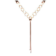 Dainty Italian Sterling Silver Two Tone Roped And Yellow Gold Overlay Circle Shaped Linked 18 Inch Necklace.