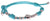 Conveniently Adjustable Light Blue Fabric And Sterling Silver Charm Bracelet. Sterling Silver Is Rhodium Plated To Prevent Tarnishing.
