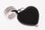 Beautiful Sterling Silver Kali Bead With A Hanging Black Heart. Bead Can Be Used As A Single Charm On A Bracelet Or Paired With Fashion Charms To Create Your Own Kali Original Sterling Silver Is Rhodium Plat