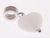 Beautiful Designer Inspired Sterling Silver Kali Bead With A Hanging White Heart. Bead Can Be Used As A Single Charm On A Bracelet Or Paired With Fashion Charms To Create Your Own Kali Original Sterling Silver