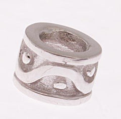 Beautiful Designer Inspired Sterling Silver Swirl And Dots Design Sterling Silver Kali Bead. Bead Can Be Used As A Single Charm On A Bracelet Or Paired With Fashion Charms To Create Your Own Kali Original St