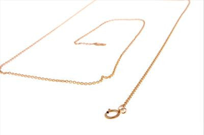 Sterling Silver With 14K Gold Overlay 18 Inch Chain