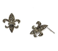 Stylish Sterling Silver Earrings. Unique Design In Each Ear. Rhodium Plated To Prevent Tarnishing.