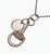 Stylish Sterling Silver Shovel And Disc Pendant. 16 Inch Chain Included. Rhodium Plated To Prevent Tarnishing.