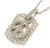 Stylish Sterling Silver With Cubic Zirconias Peace Sign On A Dog Tag Pendant. 16 Inch Chain Included. Rhodium Plated To Prevent Tarnishing.