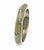 Adorable Brass With A Rhodium Overlay And Cream Enamel Designer Inspired Ring. Beautiful Dot Design Throughout The Ring. Rhodium Plated To Prevent Tarnishing.