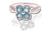 Adorable Sterling Silver Light Blue Flower Stone Face Ring. Four Stones Cluster To Make A Beautiful Flower. Rhodium Plated To Prevent Tarnishing.