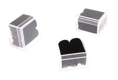 50 Count Black Foam Acrylic Square Gem Box