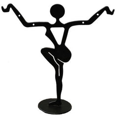 Small Dancer Earring Stand Bk- 3 3/8 X 3 1/4