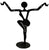 Small Dancer Earring Stand Bk- 3 3/8 X 3 1/4