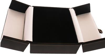 2 Door Black Bangle Watch Box