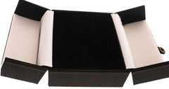 2 Door Black Bangle Watch Box