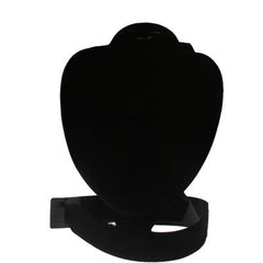Black Velvet Collapsible Necklace Bust 6 X 5 X 91/2