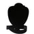 Black Velvet Collapsible Bust For Necklace And Earrings. Great For Sets. 4 1/4 X 4 X 7 1/2.