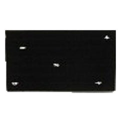 Black Economic Ring Foam Tray Insert. This Display Holds 144 Ring Fits Into The 1 Inch Black Tray Item Number 1-1P.