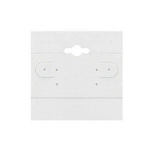 100 2 X 2 Square White Earring Cards