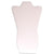 5.5 Inch White Leather Necklace Stand