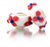 Create Your Own Designer Inspired Original Kali Bracelet With These Adorable Red White And Blue Sterling Silver Flower Kali Beads Sterling Silver Is Rhodium Plated To Prevent Tarnishing.