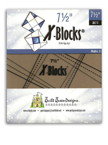 7.5 Inch X-Blocks Template