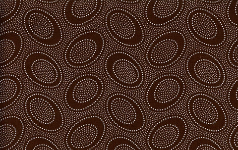 Aboriginal Dots - Chocolate