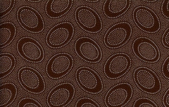 Aboriginal Dots - Chocolate