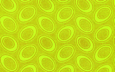 Aboriginal Dot - Lime