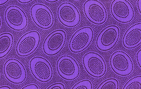 Aboriginal Dot - Periwinkle