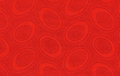 Aboriginal Dots - Red