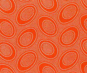 Aboriginal Dots - Cantaloupe