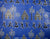 African Blue/Black Motif