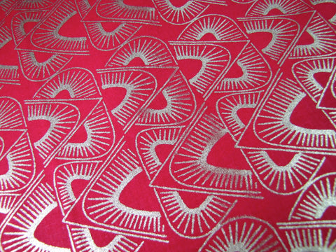 African Metallic Gold/Red