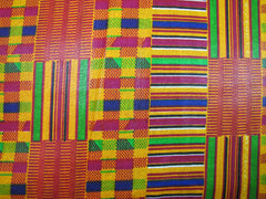 African Multi-Color Geometric