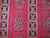 African Red/Black Motif Metallic Print