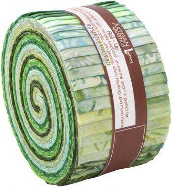 Artisan Batiks Color Source Greens Roll Up