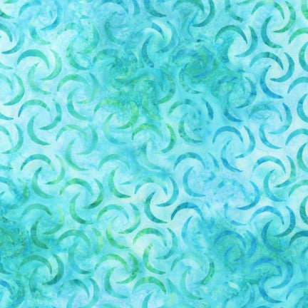 Artisan Batiks Elementals Geos 2 Aqua 9499-70