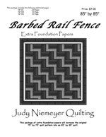 Barbed Rail Fence Extra Foundation Papers