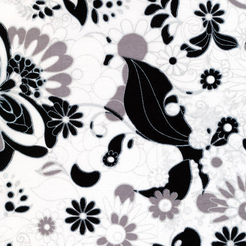 Black & White Floral 112-24321