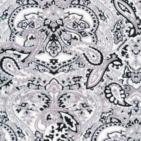 Black & White Paisley 112-24361