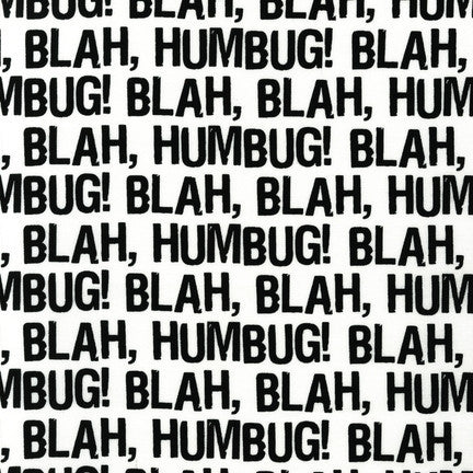 Blah Humbug White - AMX-12528-1