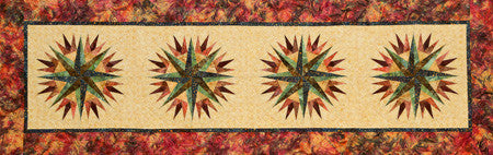 Compass Rose Quilt Kit ~ Earthy Color Way