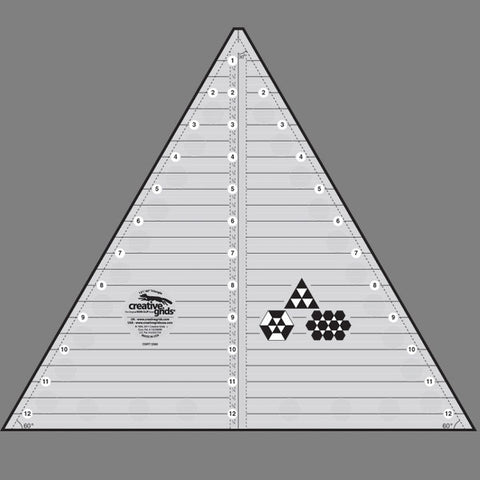 Creative Grids 60 Degree Triangle 12.5"